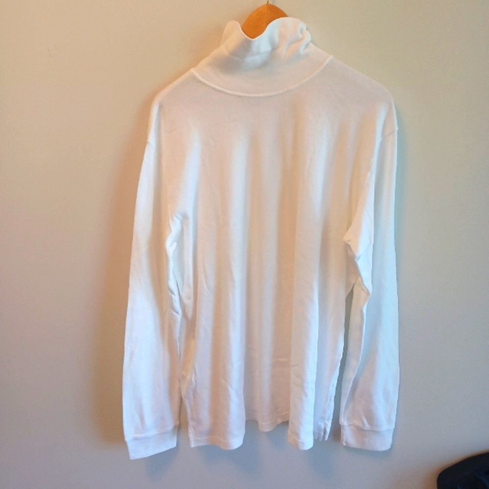 Steve & Barry's Mens Vintage White Turtle neck